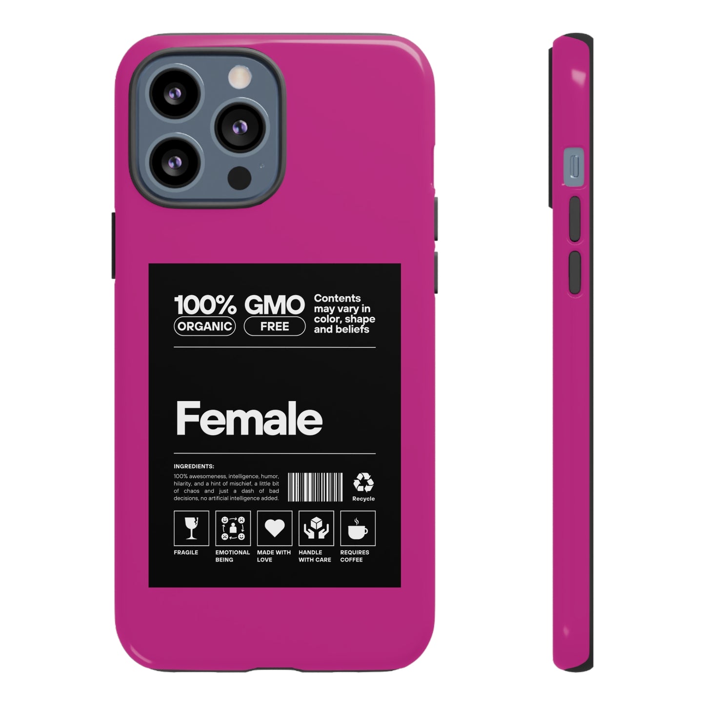 Female pink Tough Cases